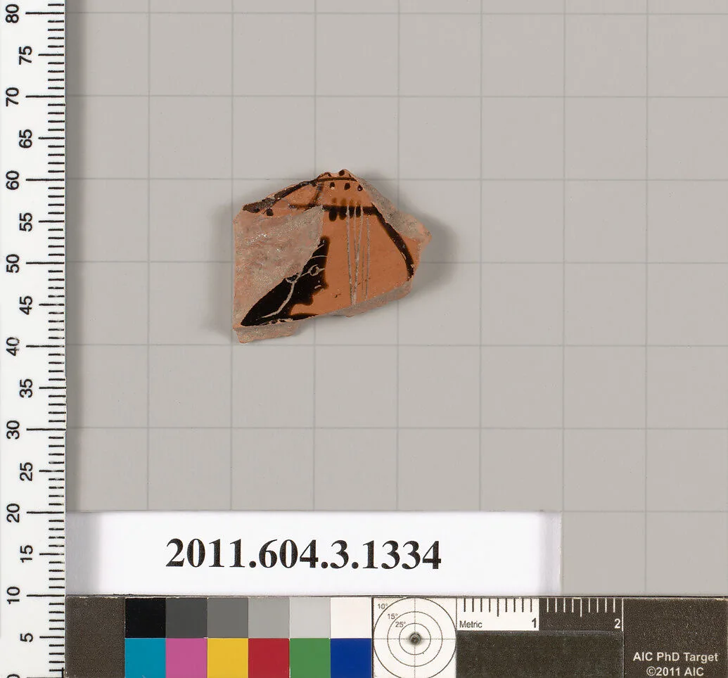 Terracotta fragment of a skyphos (deep drinking cup) — Unknown