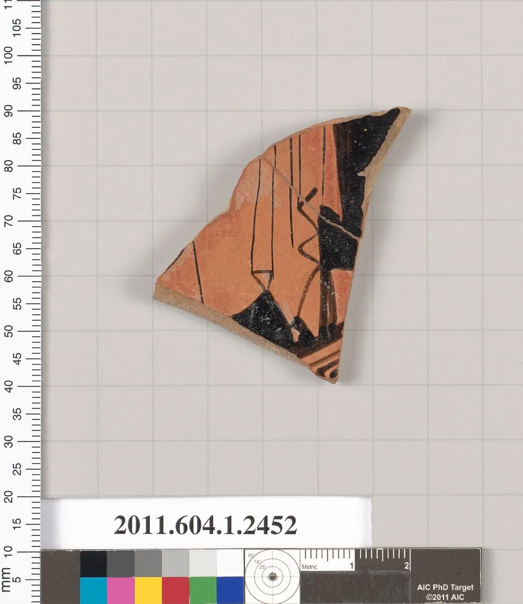 Terracotta fragment of a kylix (drinking cup) — Unknown