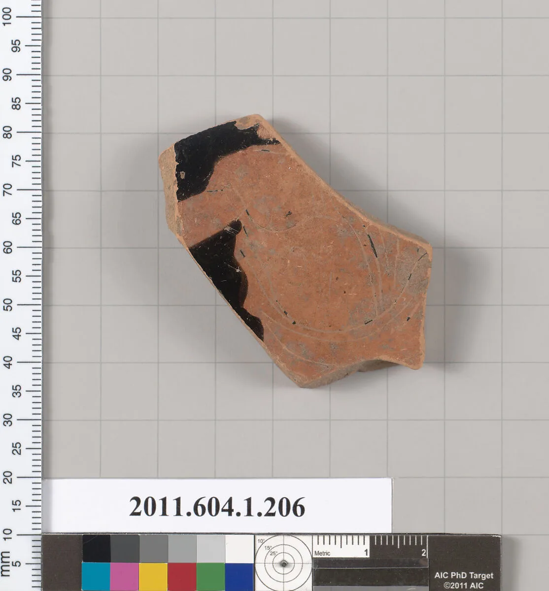 Terracotta fragment of a kylix (drinking cup) — Unknown