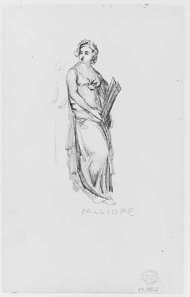 Calliope (from Sketchbook) — Thomas Moran