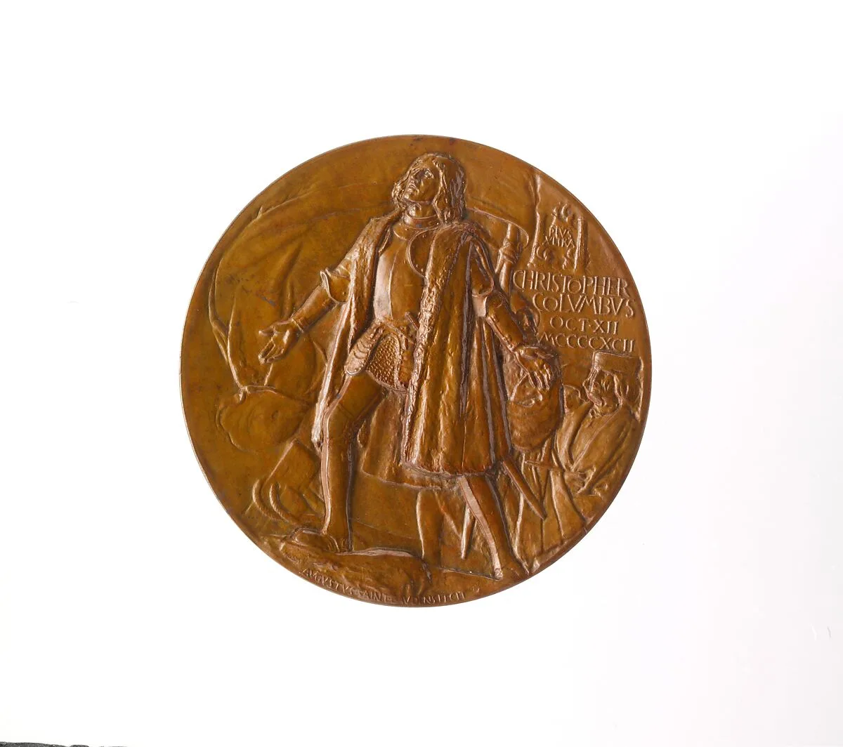 World's Columbian Exposition Commemorative Presentation Medal — Augustus Saint-Gaudens|Charles E. Barber