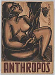 Issue of the periodical 'Anthropos' (volume 1, issue no.2 for July-October 1947) published from the Escuela Nacional de Antropologia e Historia in Mexico City; with front cover and 21 plates by Pompeo Audivert, mostly illustrating an article written by him on printmaking techniques — Pompeyo Audivert