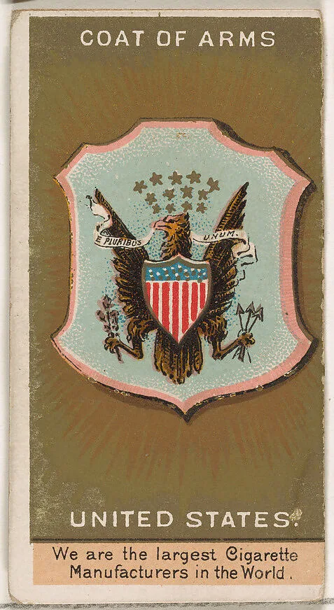 President Cleveland, United States, from the Rulers, Flags, and Coats of Arms series (N126-2) issued by W. Duke, Sons & Co. — W. Duke, Sons & Co.