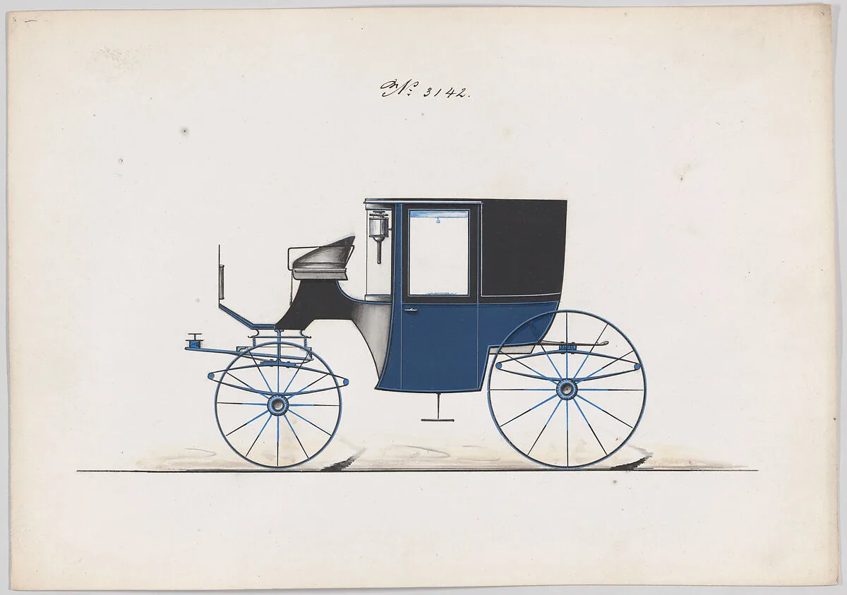 Design for Coupé, no. 3142 — Brewster & Co.