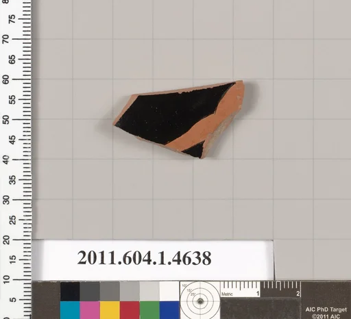 Terracotta fragment of a kylix (drinking cup)