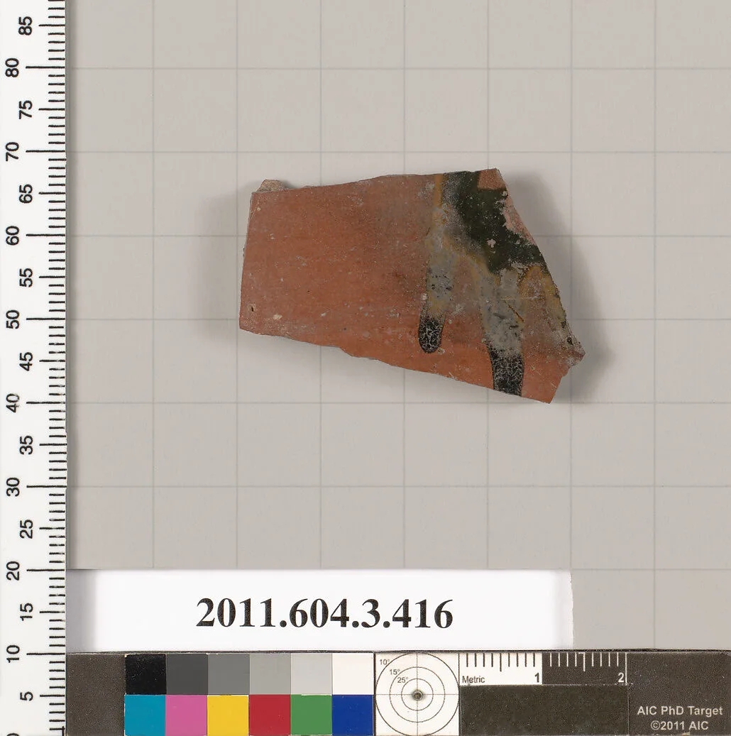 Terracotta fragment of a neck-amphora (jar) — Unknown