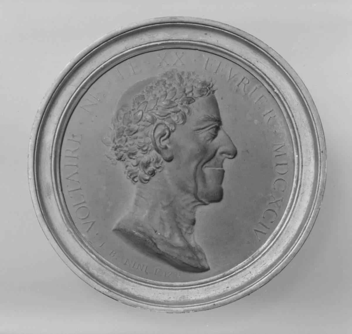 Voltaire (François-Marie Arouet, 1694–1778) — Jean-Baptiste Nini