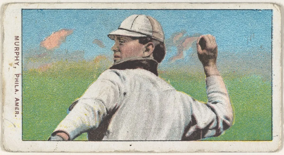 Murphy, Philadelphia, American League, from the White Border series (T206) for the American Tobacco Company — American Tobacco Company