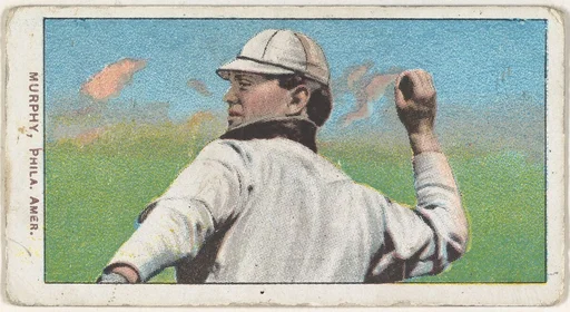 Murphy, Philadelphia, American League, from the White Border series (T206) for the American Tobacco Company