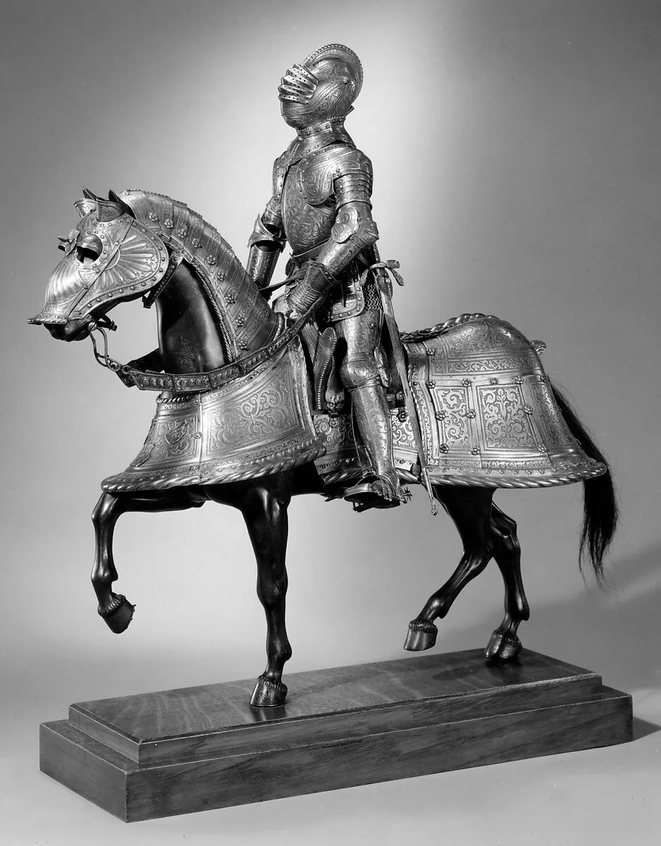 Miniature Italian-Style Armor for Man and Horse — Granger LeBlanc