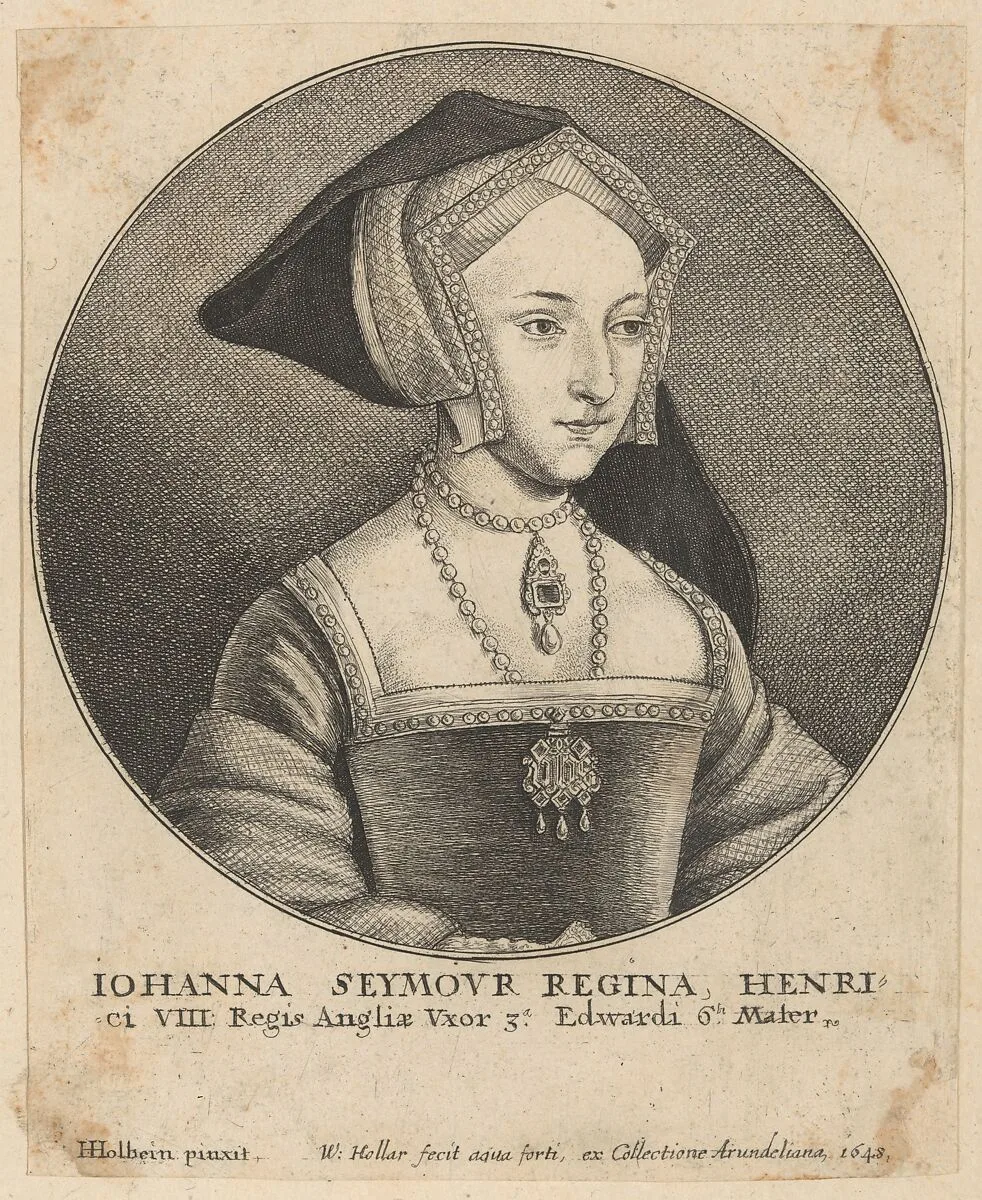 Iohanna Seymovr Regina Henri (Jane Seynour, Queen of Henry VIII) — Wenceslaus Hollar|Jane Seymour, Queen of Henry VIII|Hans Holbein the Younger