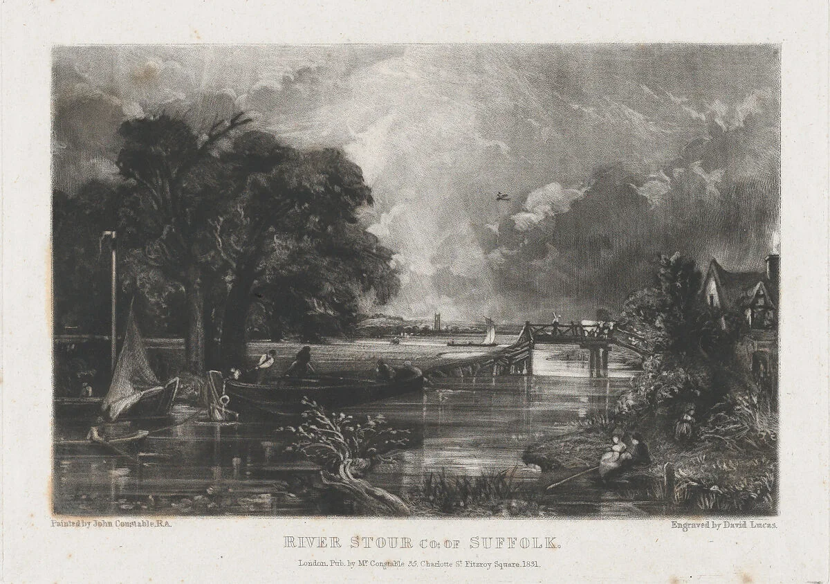 River Stour — David Lucas|John Constable