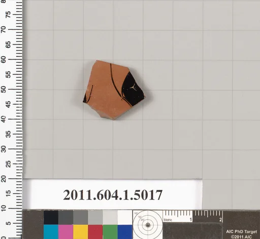 Terracotta fragment of a kylix (drinking cup)