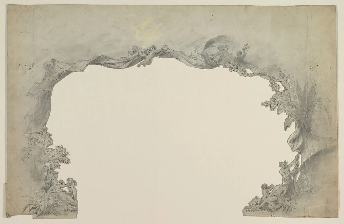 Design for a Stage Set — Eugène Cicéri