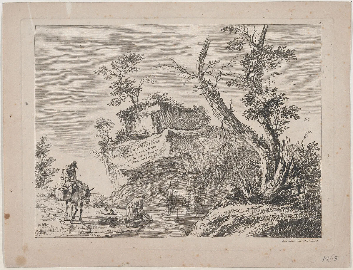 Title-Page to a Series of Ten Landscapes — Jean Jacques de Boissieu|Pierre François Basan