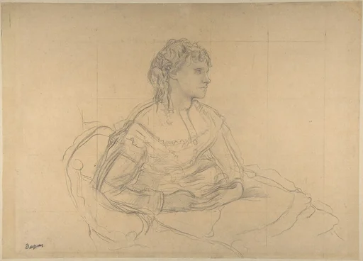 Study for “Madame Théodore Gobillard” (Yves Morisot)