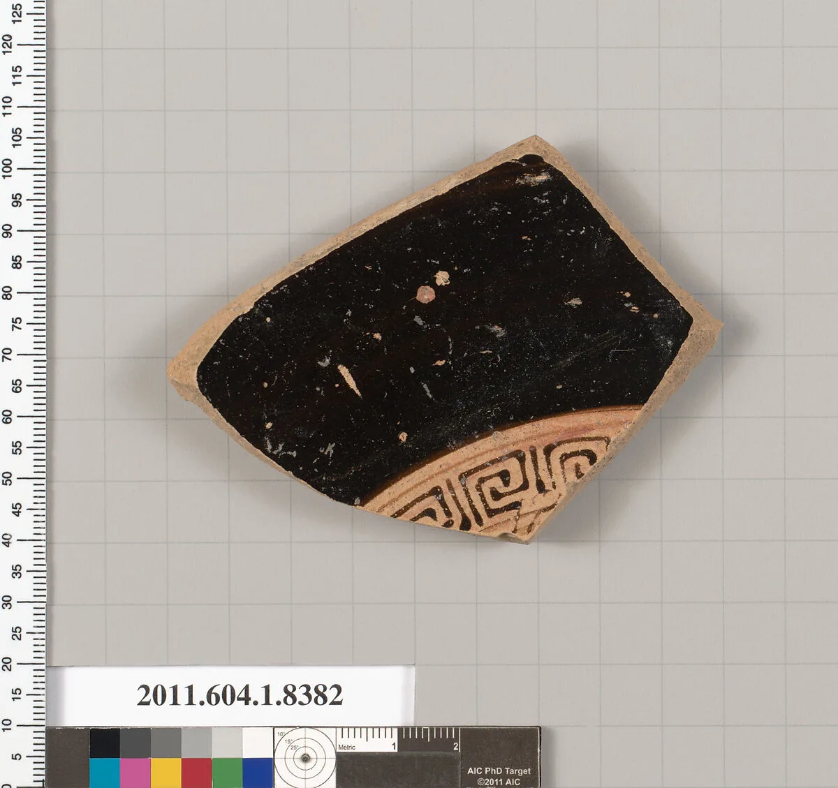 Terracotta fragment of a kylix (drinking cup) — Unknown