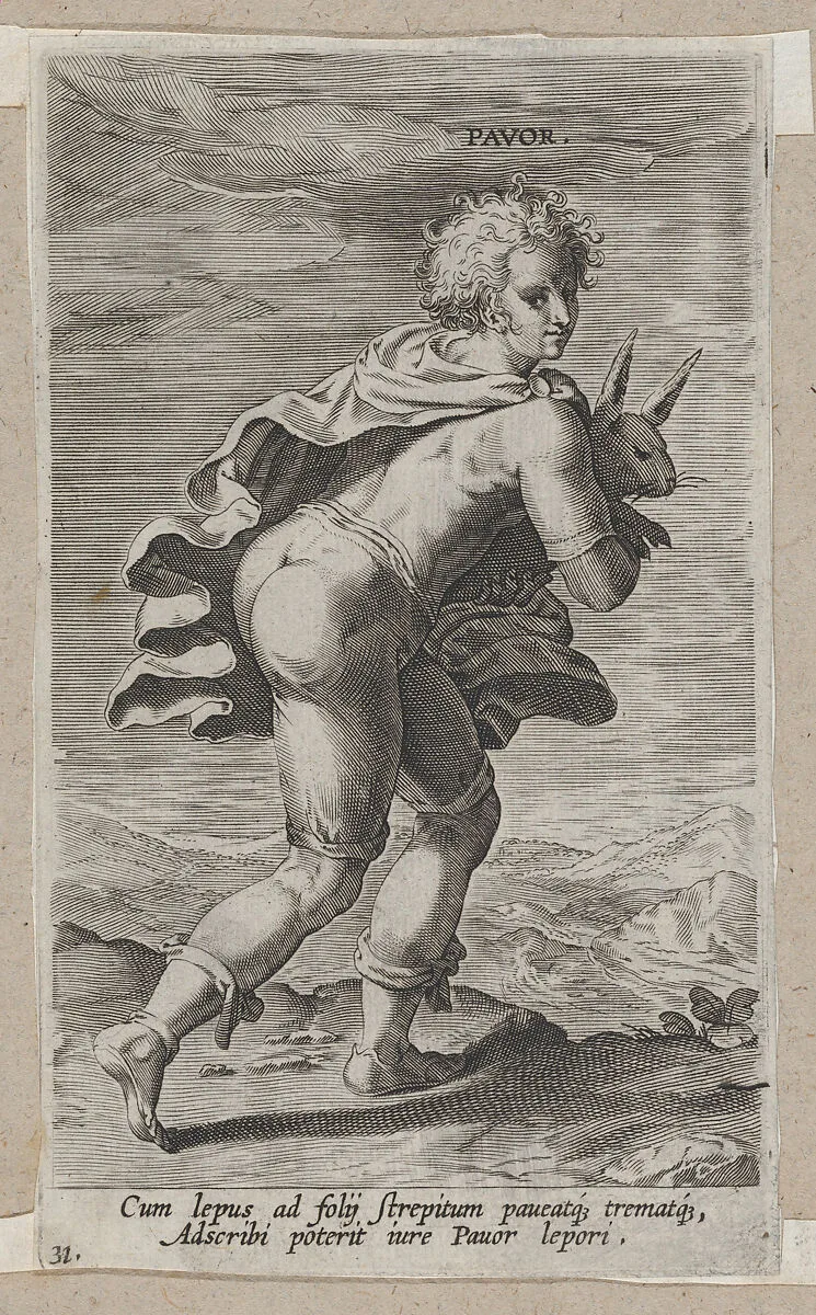 Pavor, from "Proposopographia" — Philips Galle