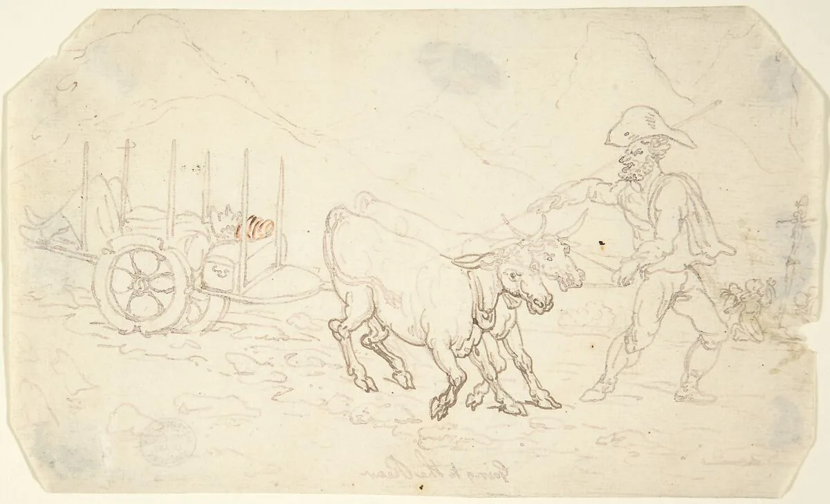 Going Sick to the Rear — Thomas Rowlandson