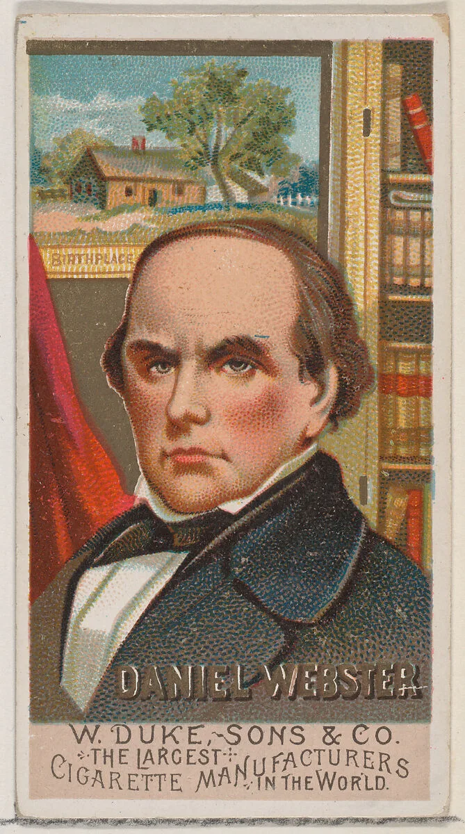 Daniel Webster, from the series Great Americans (N76) for Duke brand cigarettes — W. Duke, Sons & Co.|Daniel Webster