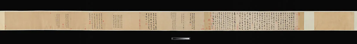 元 趙孟頫 行書右軍四事 卷|Four anecdotes from the life of Wang Xizhi — Zhao Mengfu