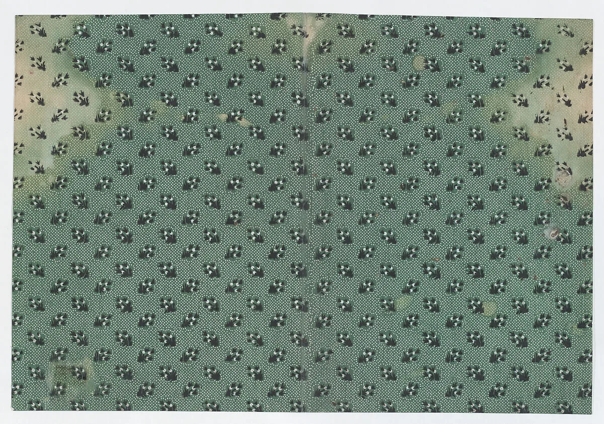 Book cover with overall dot design with bouquets — Anonymous