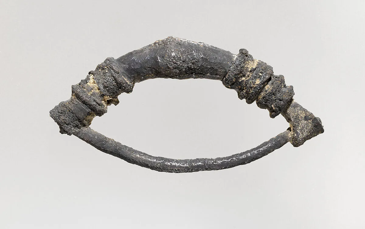 Silver fibula (safety pin) — Unknown