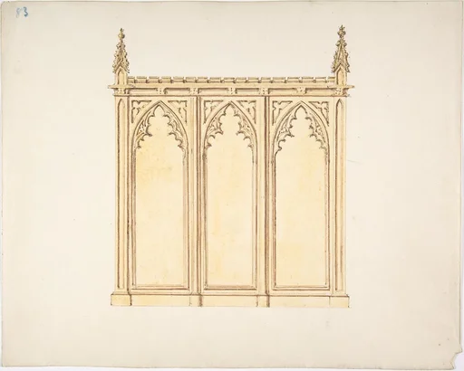 Design for a Gothic Paneling
