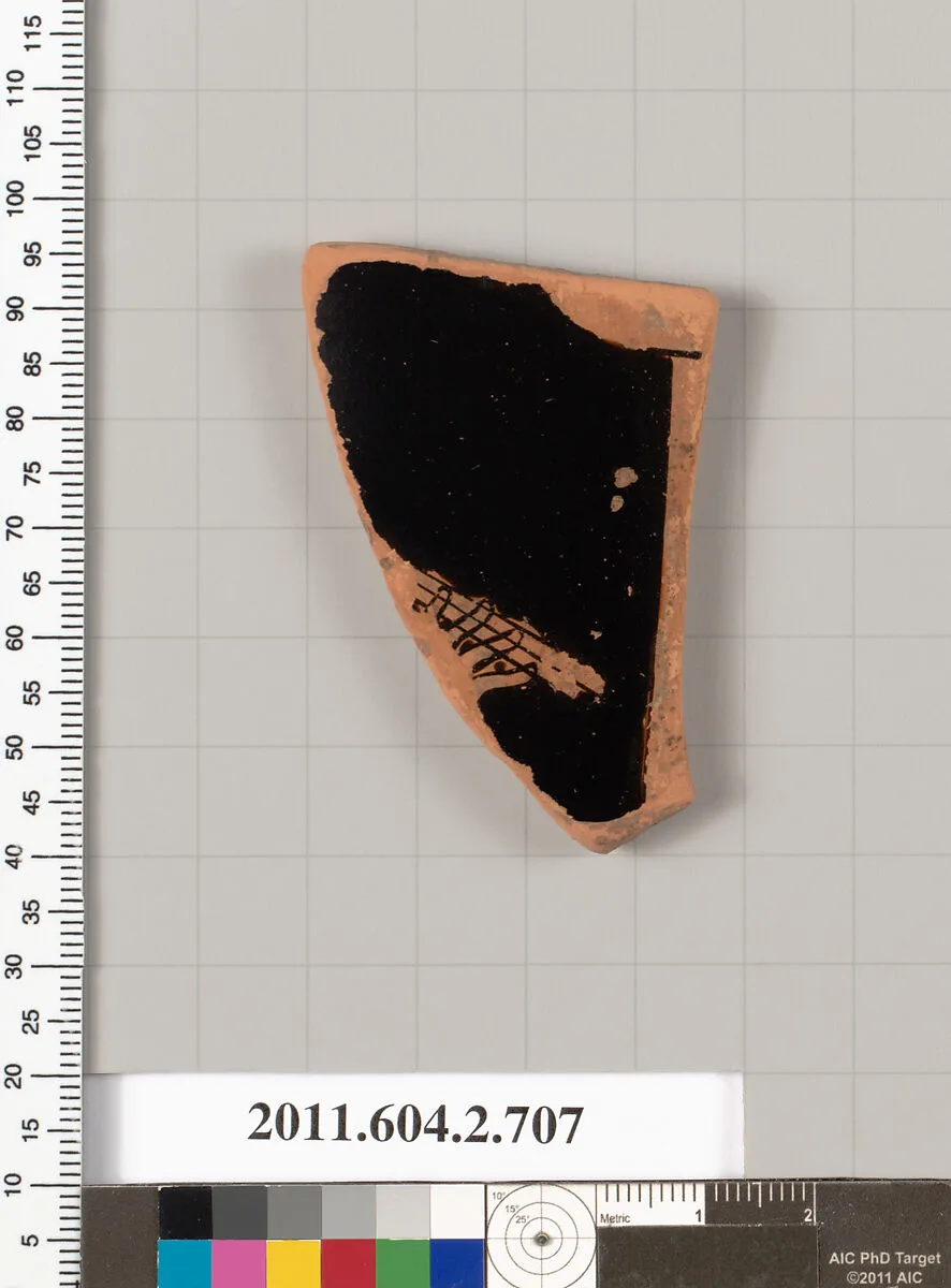 Terracotta fragment of a calyx-krater (bowl for mixing wine and water) — Unknown