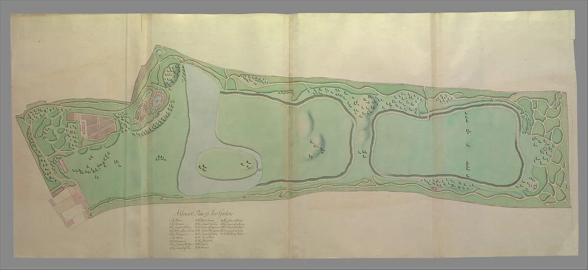 General Plan of the Gardens at Kew — Sir William Chambers