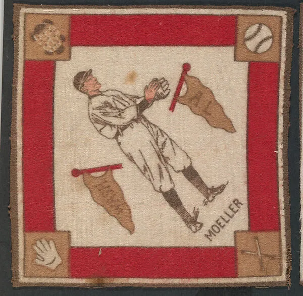 Danny Moeller, Washington, American League from Baseball Players Felt Blanket series (B18) — Unknown