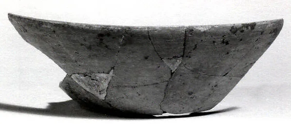 Undecorated painted bowl with flared sides — Unknown