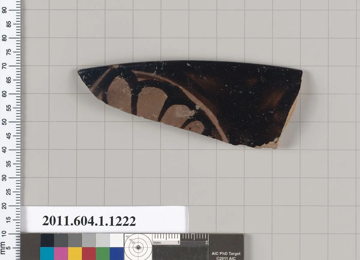 Terracotta fragment of a kylix (drinking cup) — Unknown