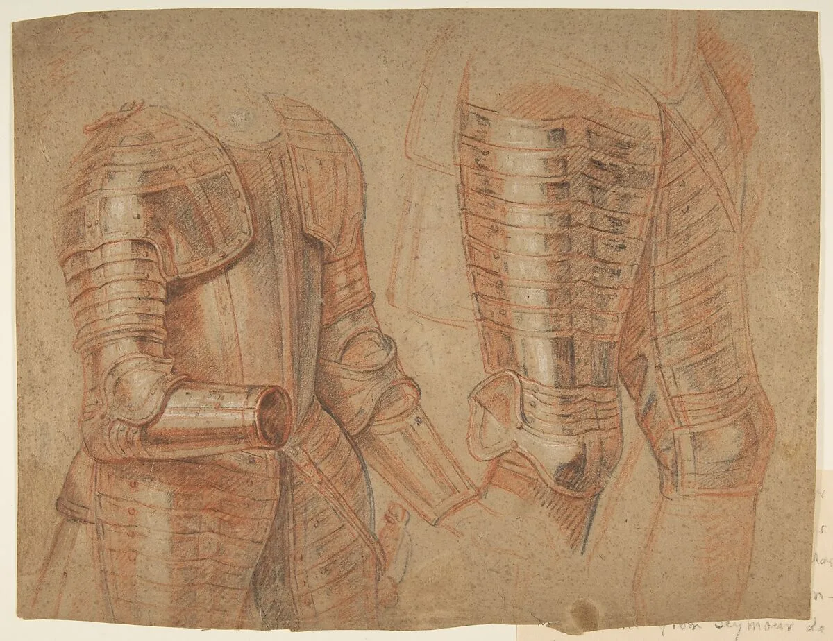 Studies of Armor — Anonymous, French, 17th century