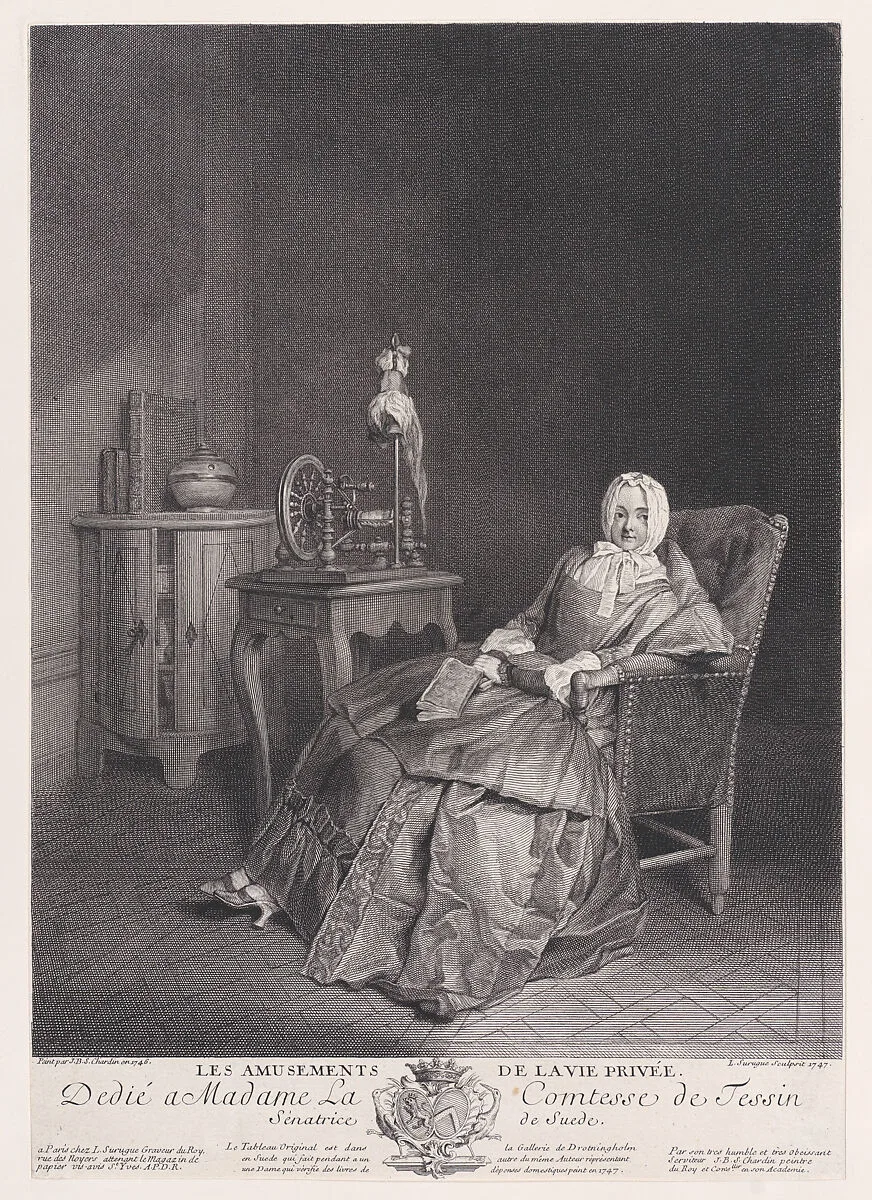 Domestic Pleasures — Jean Siméon Chardin|Louis Surugue|Louis Surugue