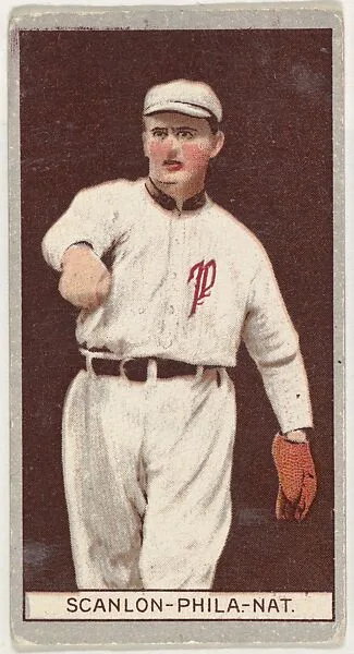 William Scanlon, Philadelphia, National League, from the Brown Background series (T207) for the American Tobacco Company — American Tobacco Company
