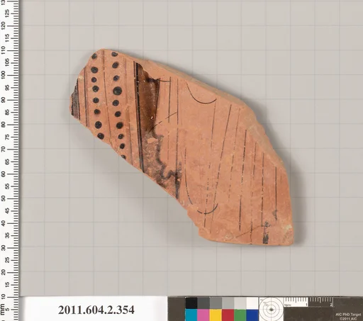 Terracotta fragment of a column-krater (bowl for mixing wine and water)