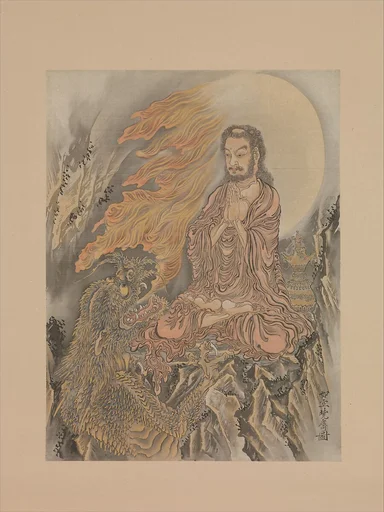釈迦降魔図|Shakyamuni Subjugating Demons