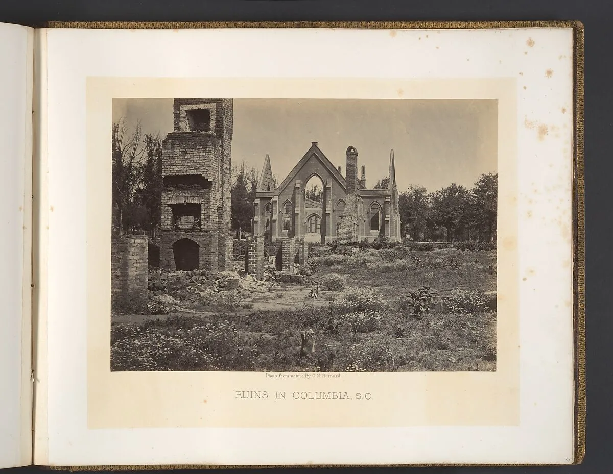 Ruins in Columbia, South Carolina — George N. Barnard