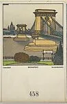 Budapest: Chain Bridge (Kettenbrücke) — Franz Kuhn|Wiener Werkstätte