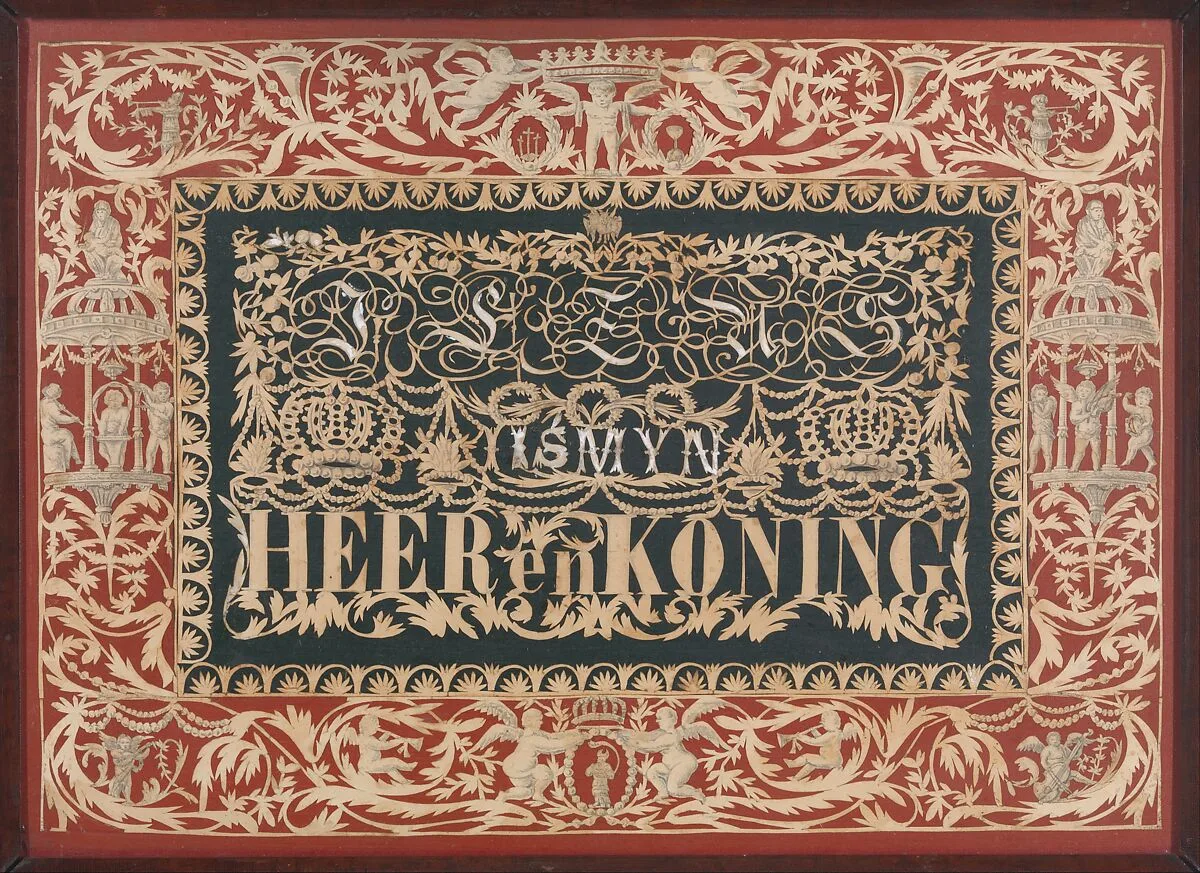 Greeting Card — Anonymous, Netherlandish, 19th century