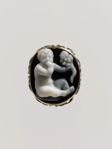 Sardonyx cameo of the infant Harpokrates