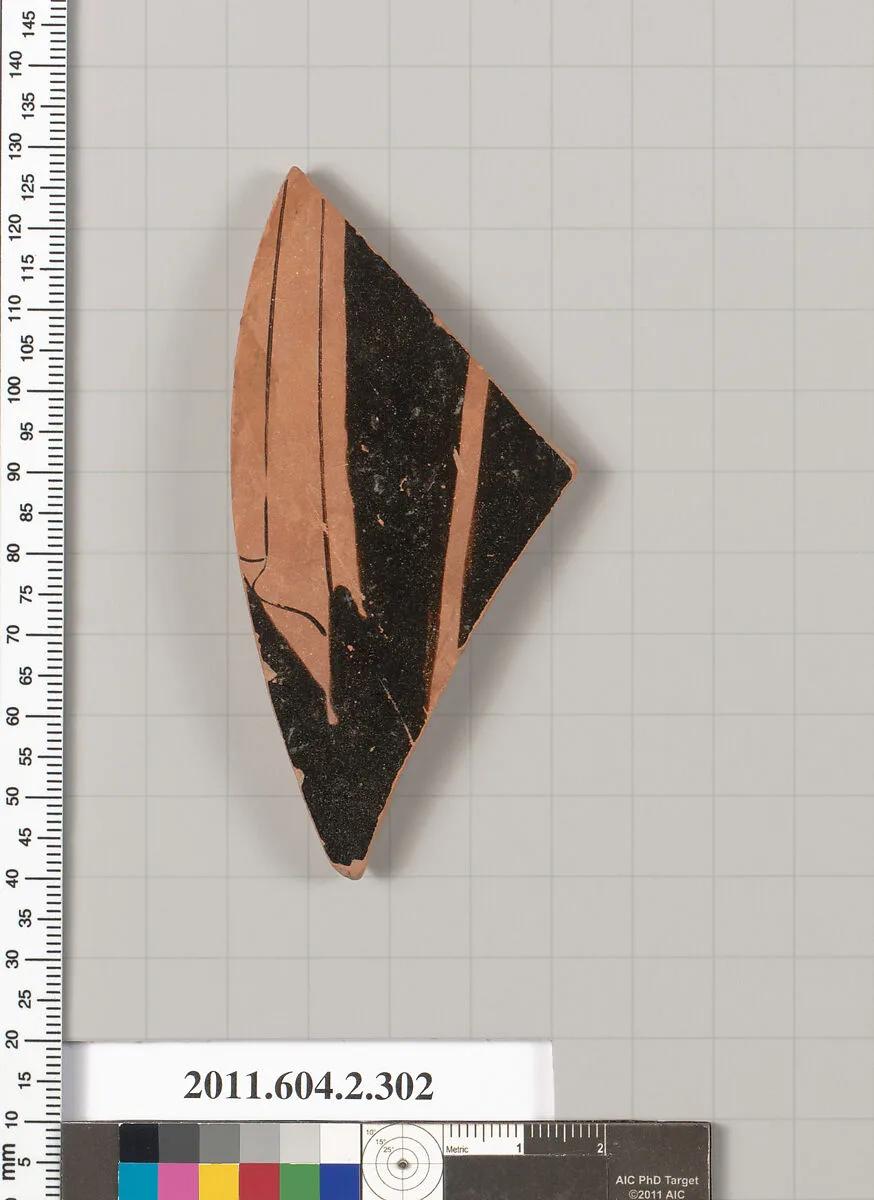Terracotta fragment of a column-krater (bowl for mixing wine and water) — Unknown