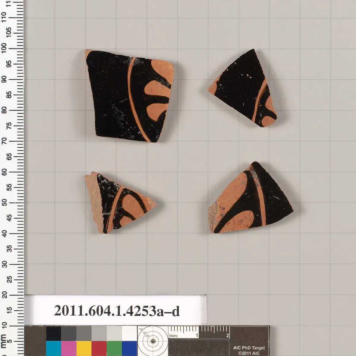 Terracotta fragments of kylikes (drinking cups) — Unknown
