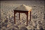 Sand on Table — Gabriel Orozco