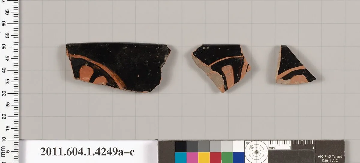 Terracotta rim fragments of kylikes (drinking cups) — Unknown