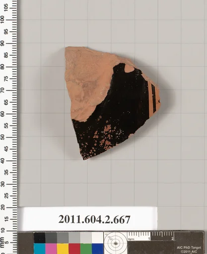 Terracotta fragment of a column-krater (bowl for mixing wine and water)