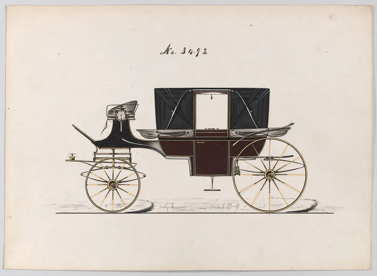 Design for Landau, No. 3492 — Brewster & Co.
