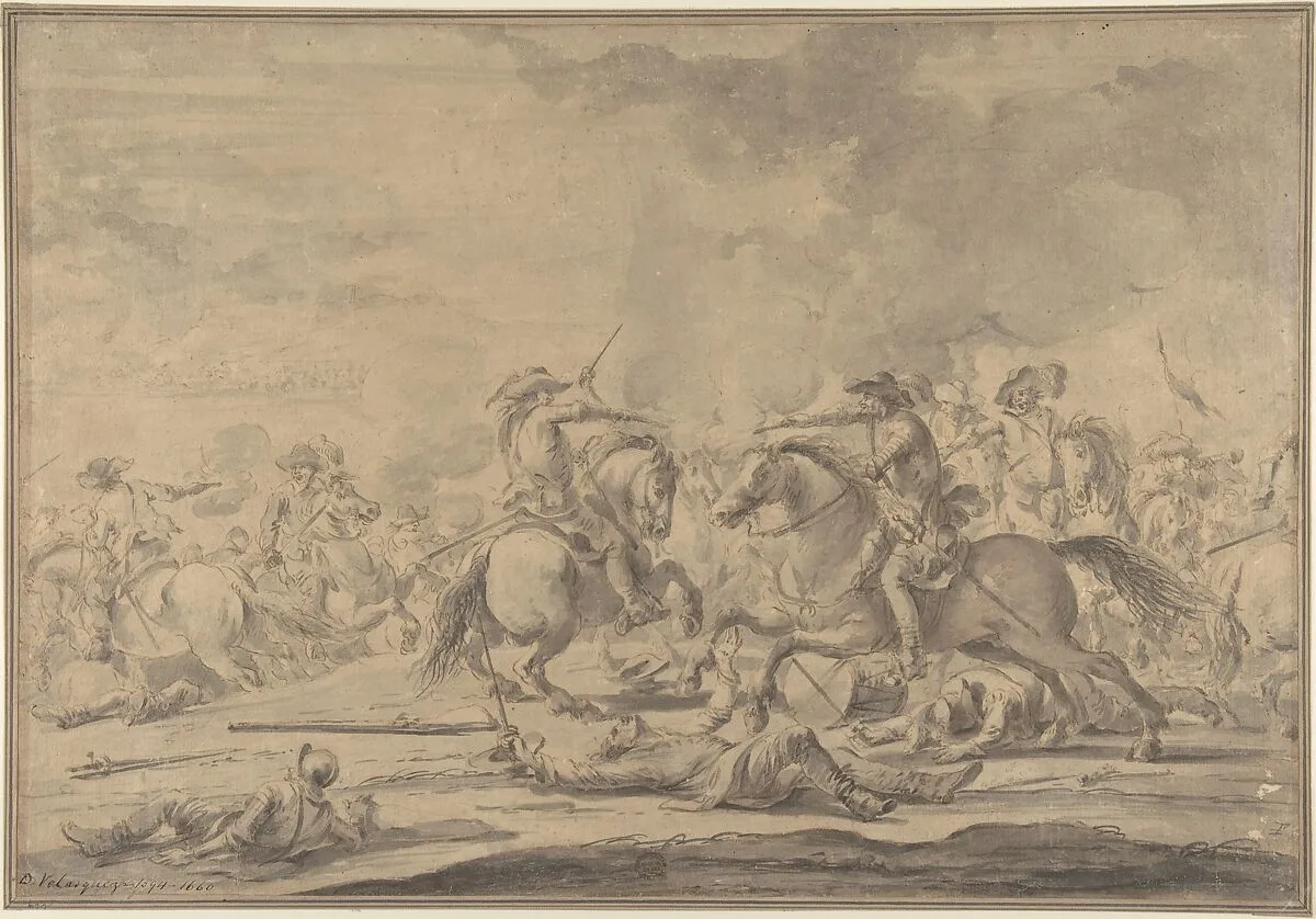 Cavalry Battle — Jacques Courtois
