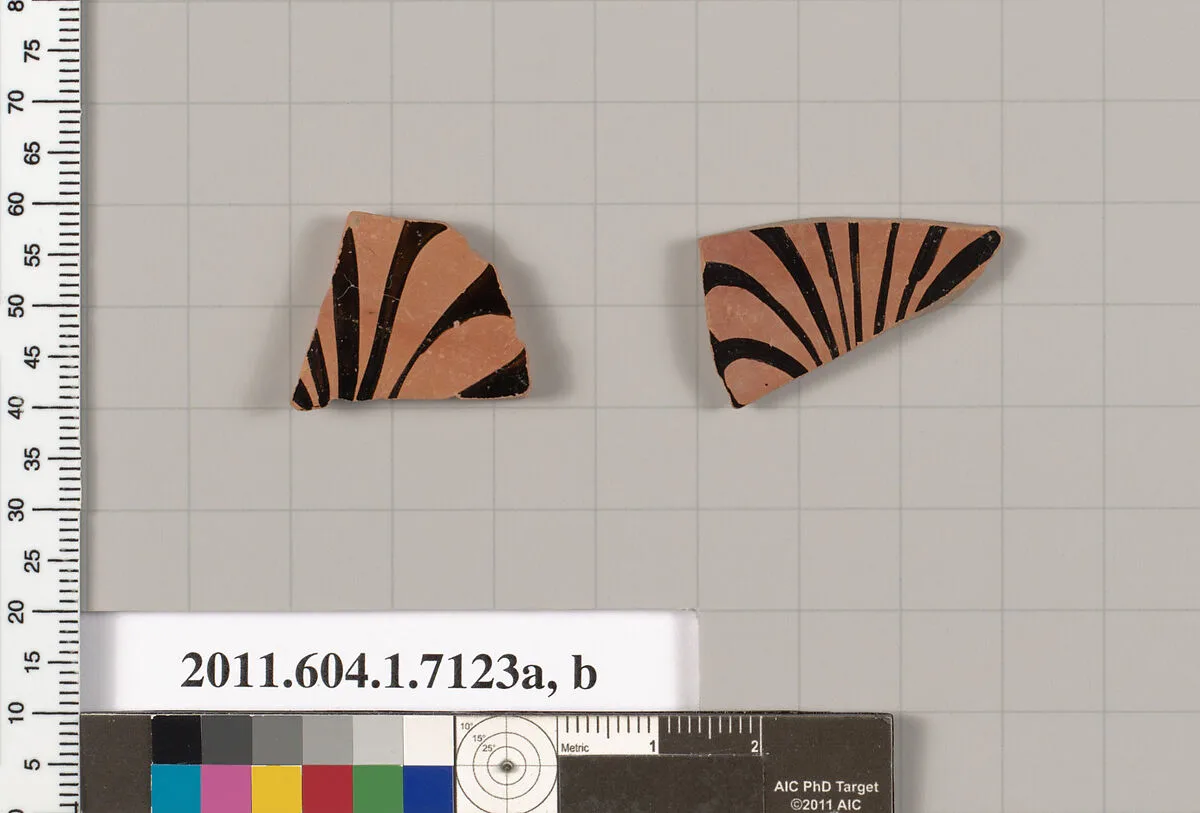 Terracotta fragments of kylikes (drinking cups) — Unknown